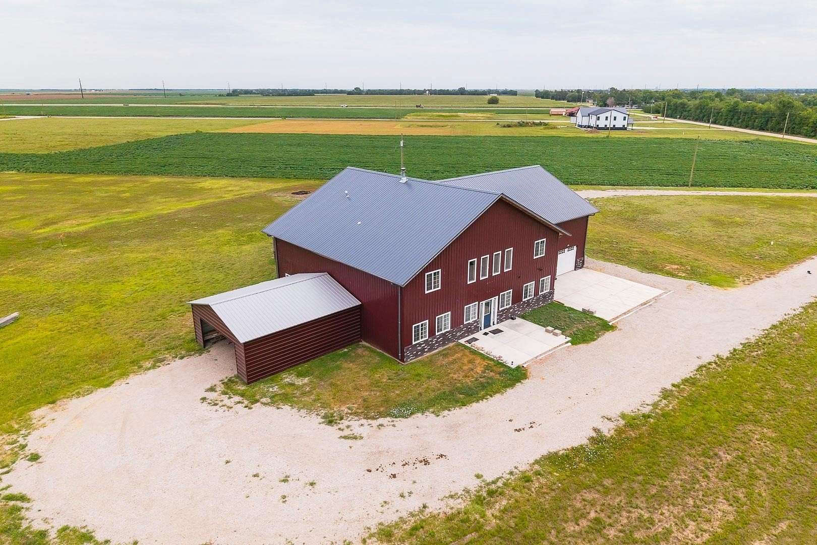 5 Acres of Land with Home for Auction in McPherson, Kansas