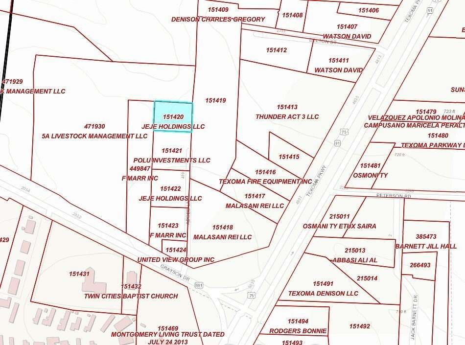 0.49 Acres of Commercial Land for Sale in Denison, Texas