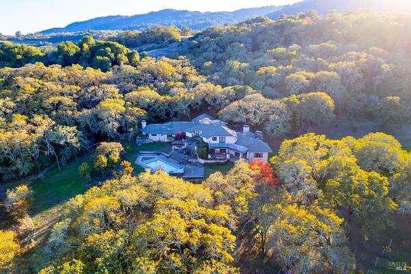 23 Acres of Agricultural Land with Home for Sale in Glen Ellen, California