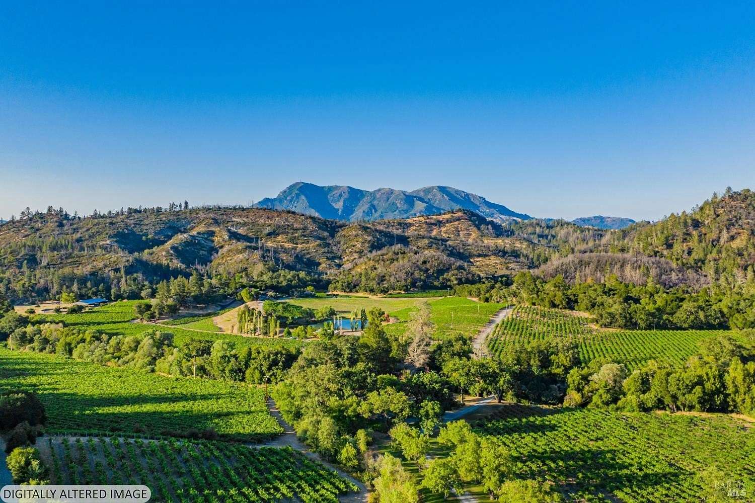 153 Acres of Agricultural Land with Home for Sale in Calistoga, California