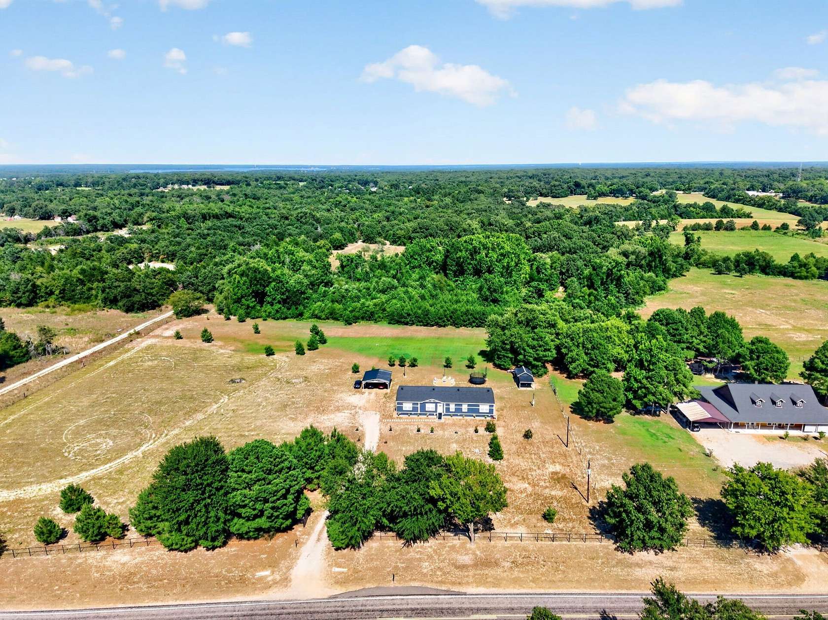 15 Acres of Land with Home for Sale in Emory, Texas