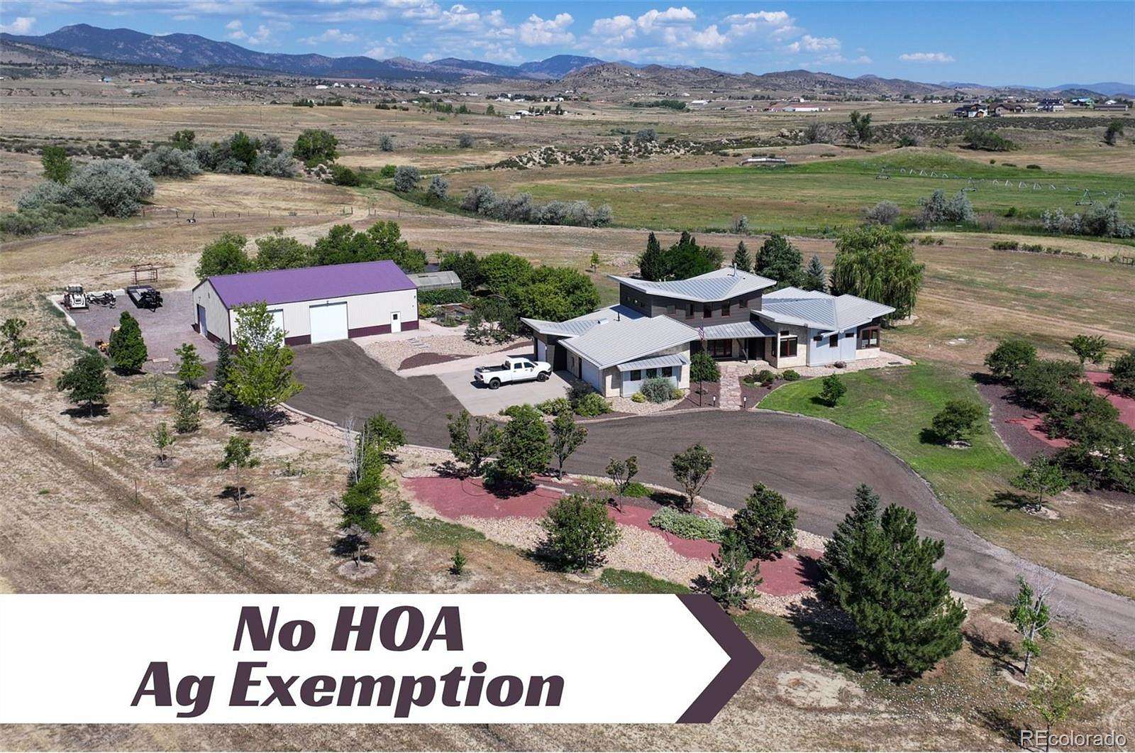 35.4 Acres of Land with Home for Sale in Berthoud, Colorado