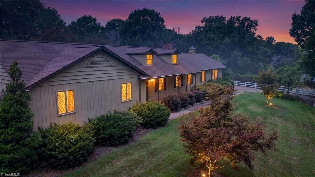 65.7 Acres of Agricultural Land with Home for Sale in Asheboro, North Carolina