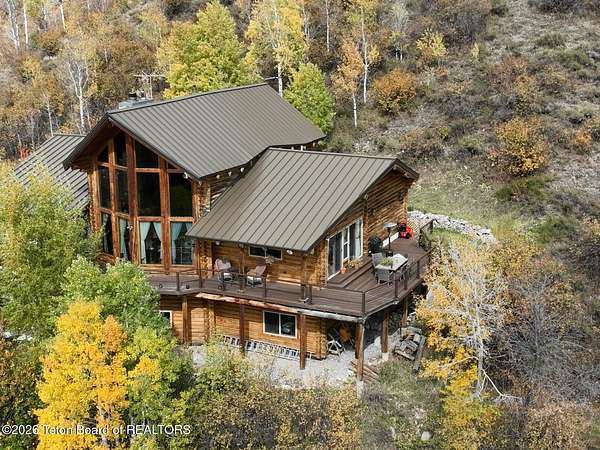 2.33 Acres of Land with Home for Sale in Star Valley Ranch, Wyoming