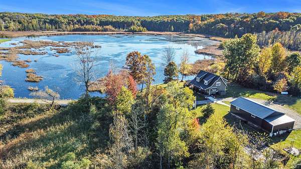 17 Acres of Land with Home for Sale in Grass Lake, Michigan