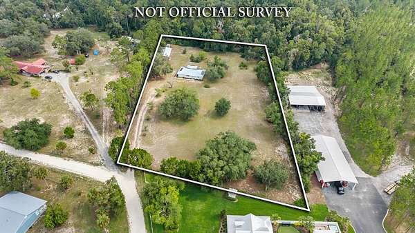 2.9 Acres of Land with Home for Sale in Jena, Florida