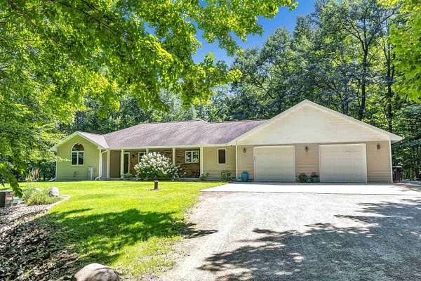 5.24 Acres of Land with Home for Sale in Oconto Falls, Wisconsin