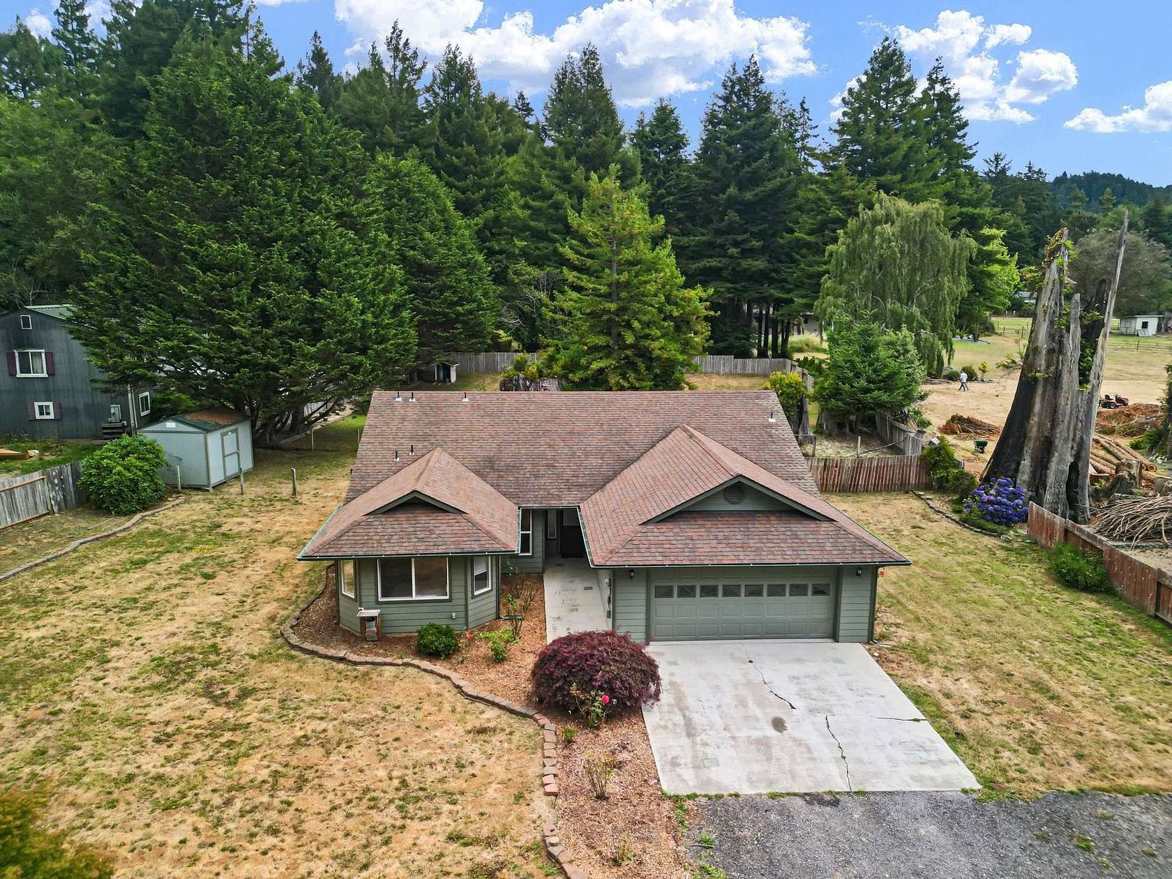 1.8 Acres of Land with Home for Sale in Crescent City, California