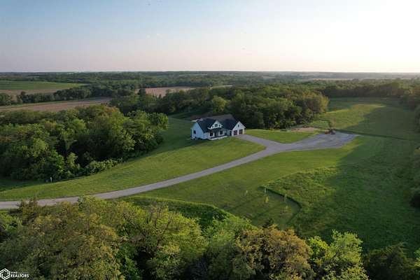 30.3 Acres of Recreational Land with Home for Sale in Brighton, Iowa