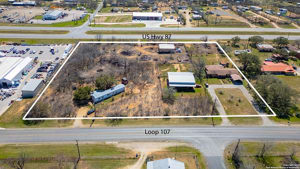 4.51 Acres of Improved Commercial Land for Sale in Adkins, Texas