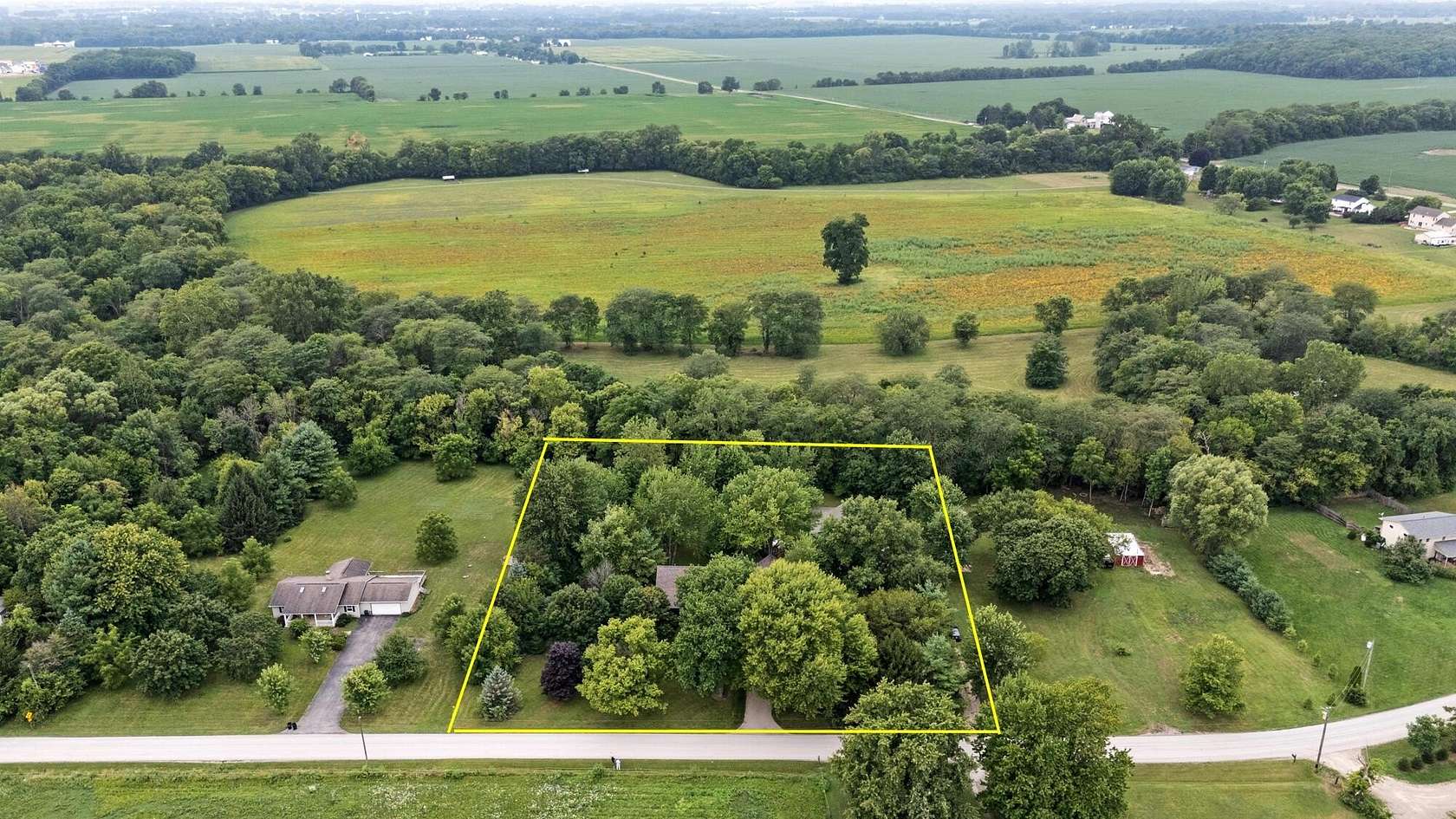 1.7 Acres of Land with Home for Sale in Plain City, Ohio