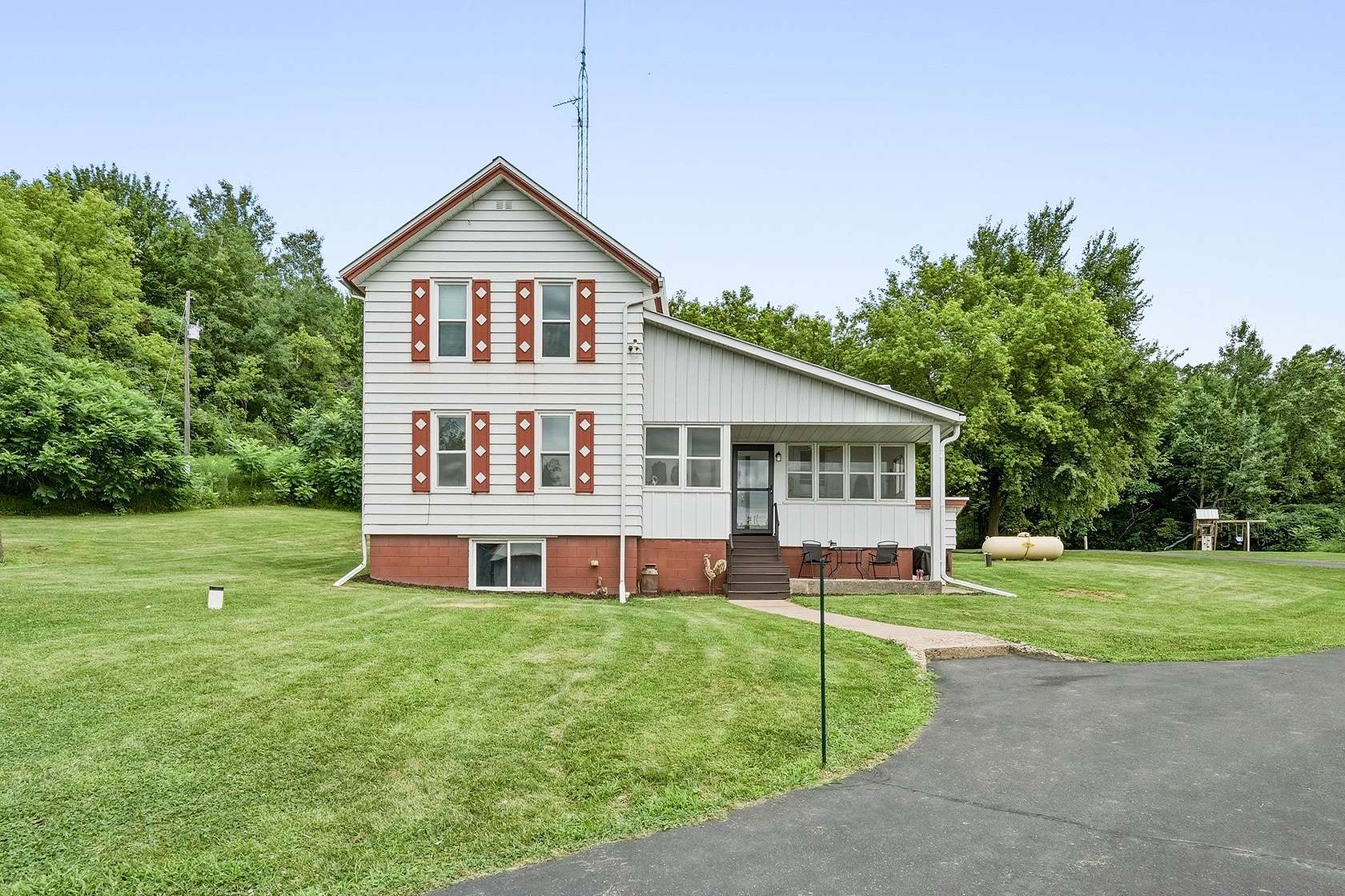 10.8 Acres of Land with Home for Sale in Chippewa Falls, Wisconsin
