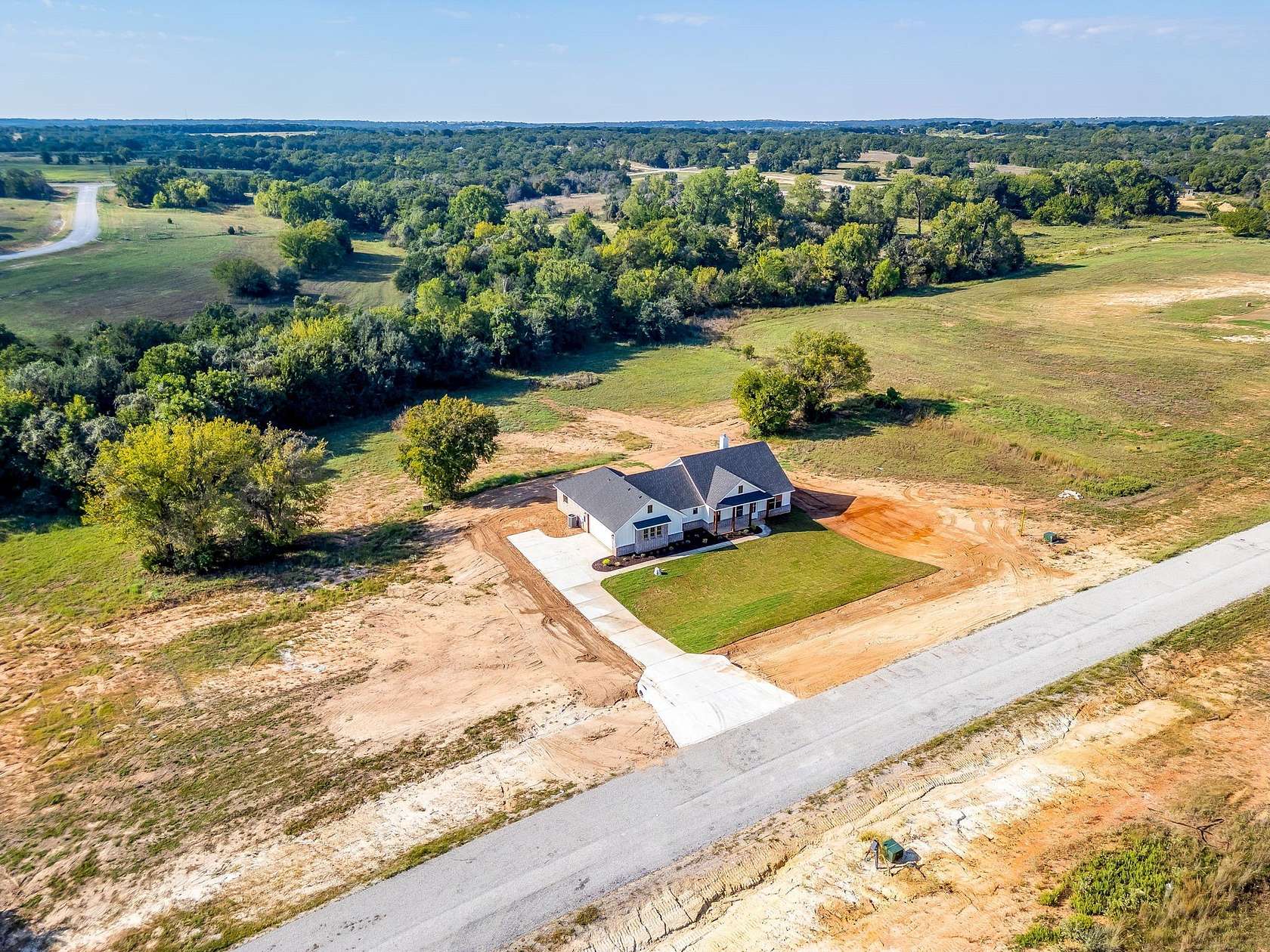 4 Acres of Land with Home for Sale in Poolville, Texas