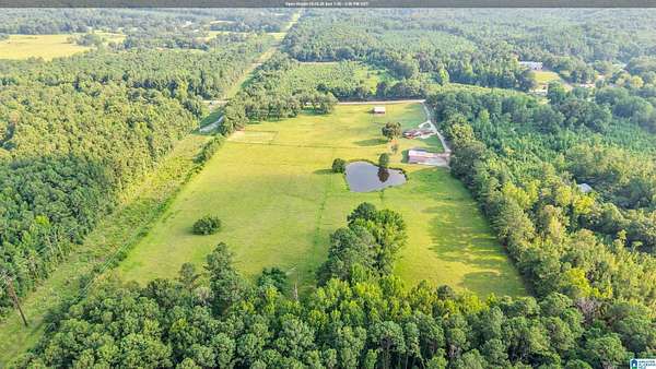 20 Acres of Land with Home for Sale in Wilsonville, Alabama