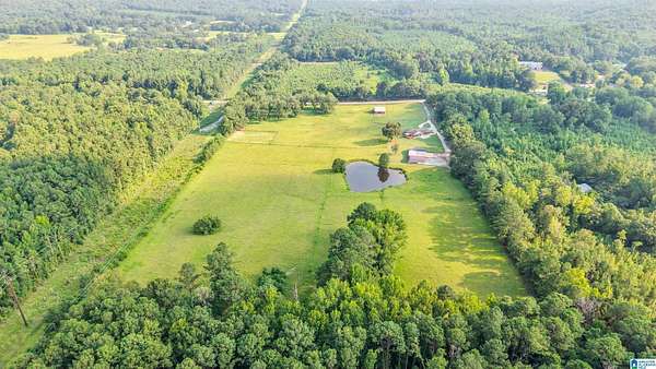 20 Acres of Land with Home for Sale in Wilsonville, Alabama