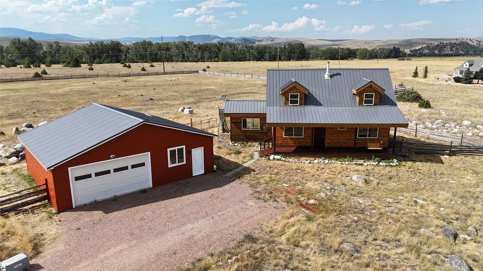6 Acres of Land with Home for Sale in Hall, Montana