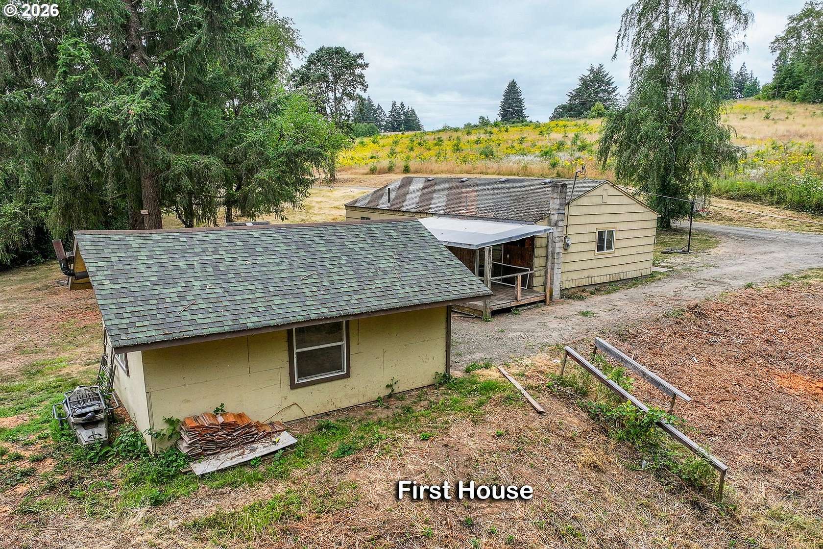 108 Acres of Recreational Land with Home for Sale in Junction City, Oregon