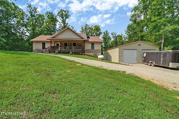 5.37 Acres of Land with Home for Sale in Jamestown, Tennessee
