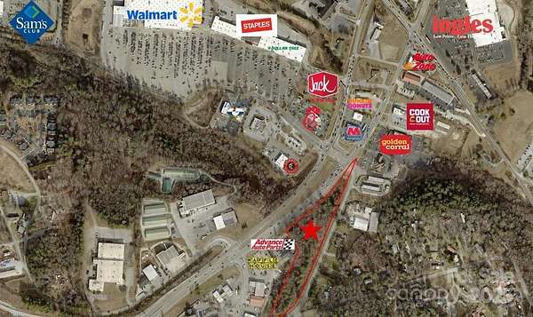 4 Acres of Mixed-Use Land for Sale in Hendersonville, North Carolina