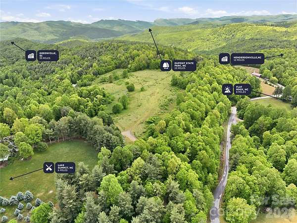79.3 Acres of Recreational & Residential Land for Sale in Zirconia, North Carolina