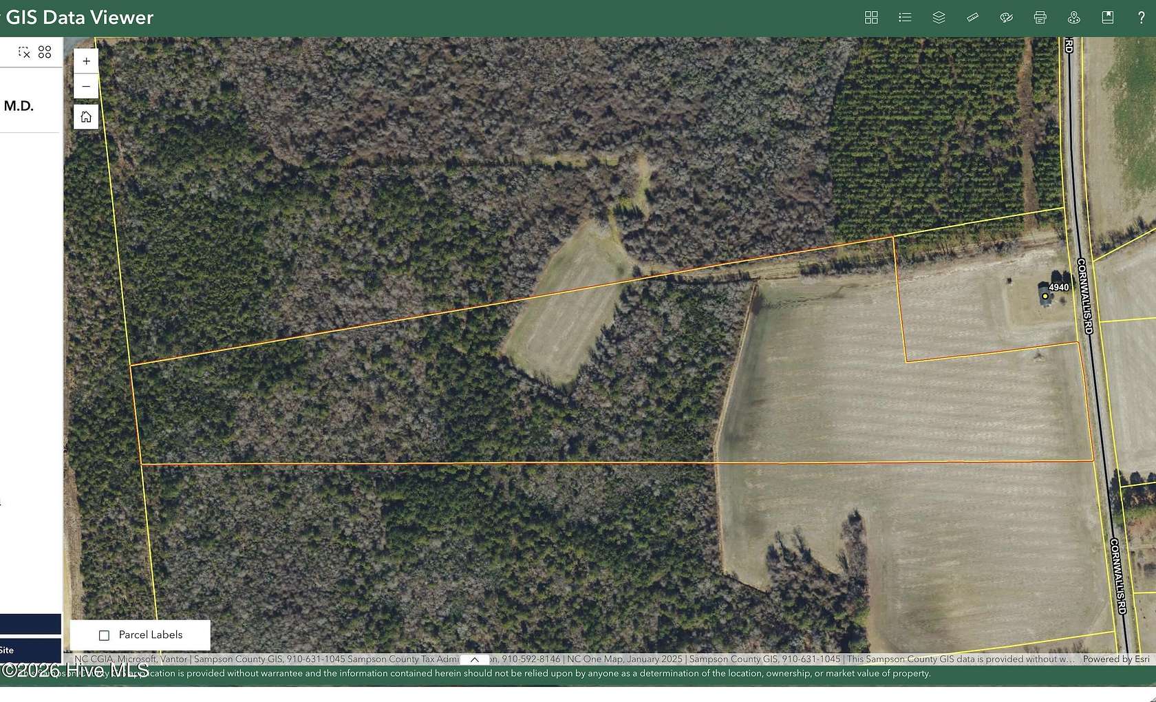 28.2 Acres of Land for Sale in Turkey, North Carolina