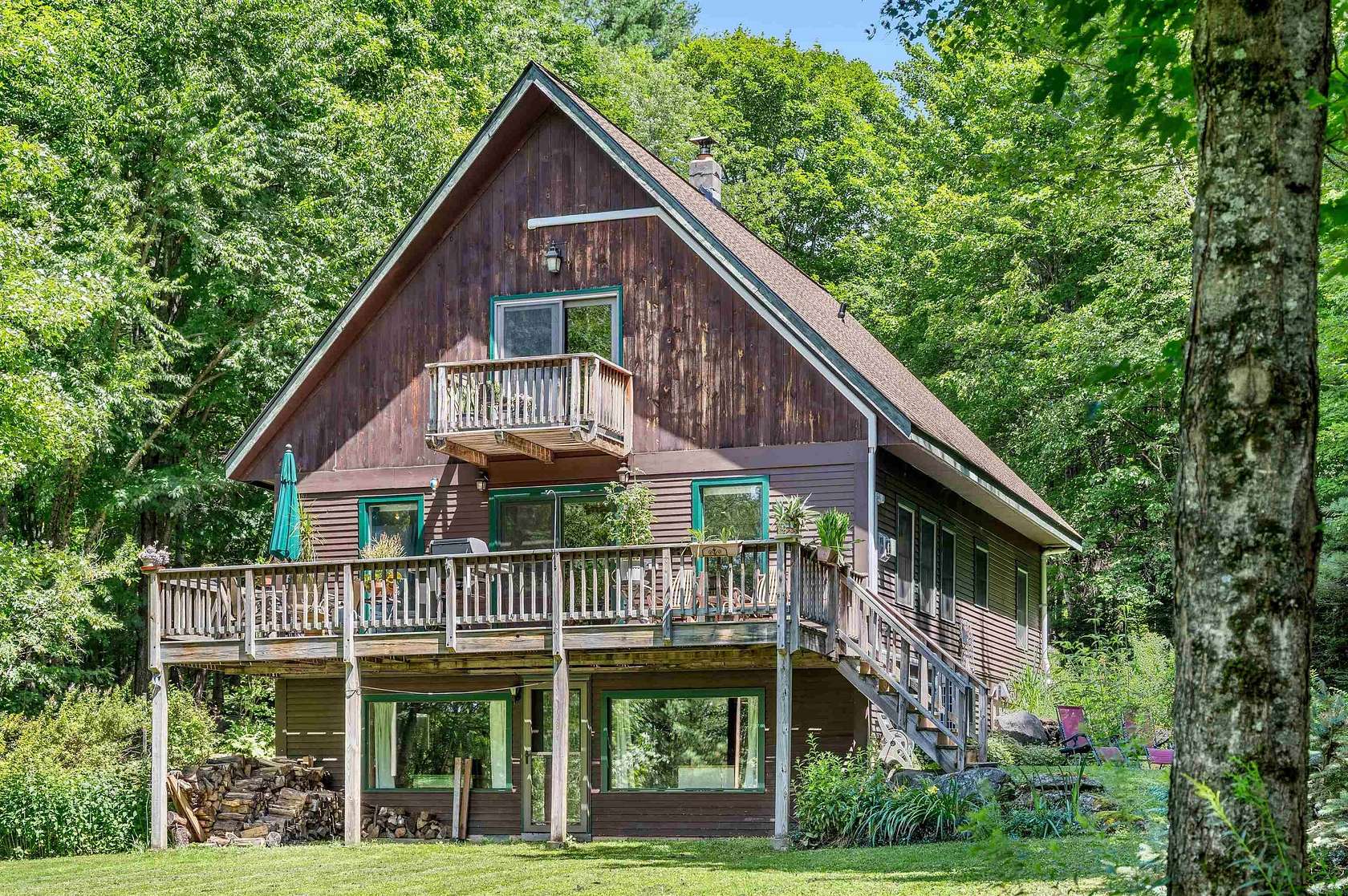 10.2 Acres of Recreational Land with Home for Sale in Hyde Park, Vermont