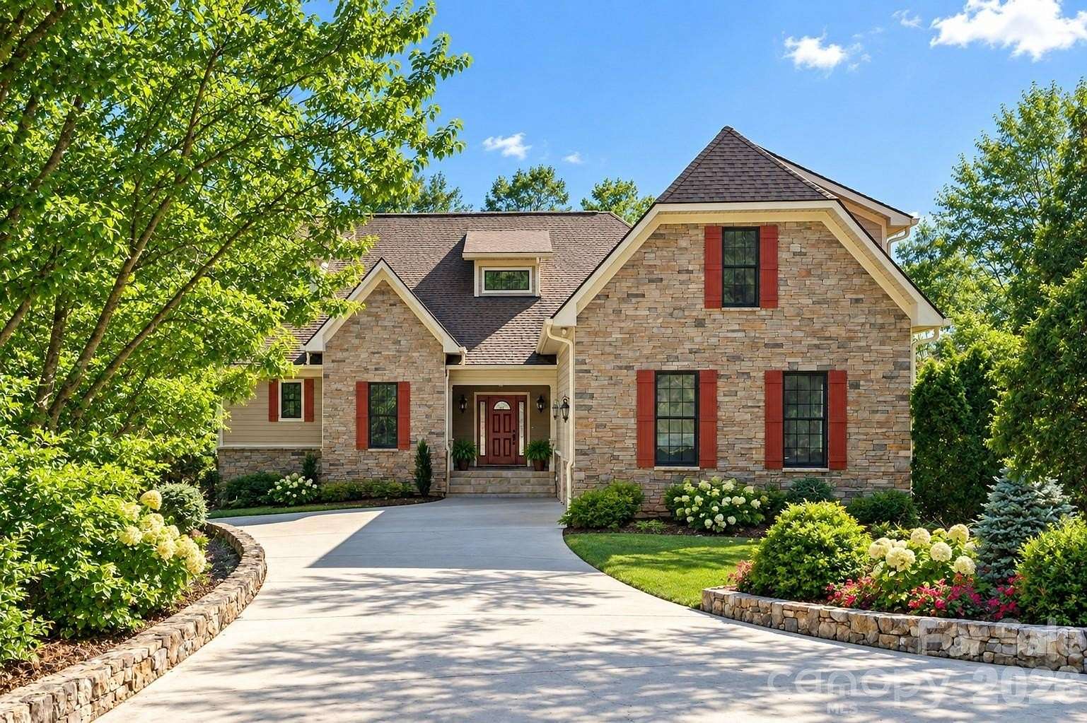 1.5 Acres of Land with Home for Sale in Hendersonville, North Carolina