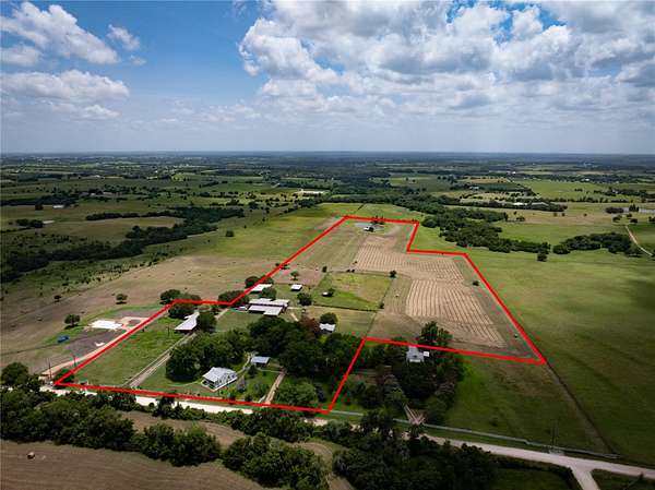 1.5 Acres of Land with Home for Sale in New Ulm, Texas