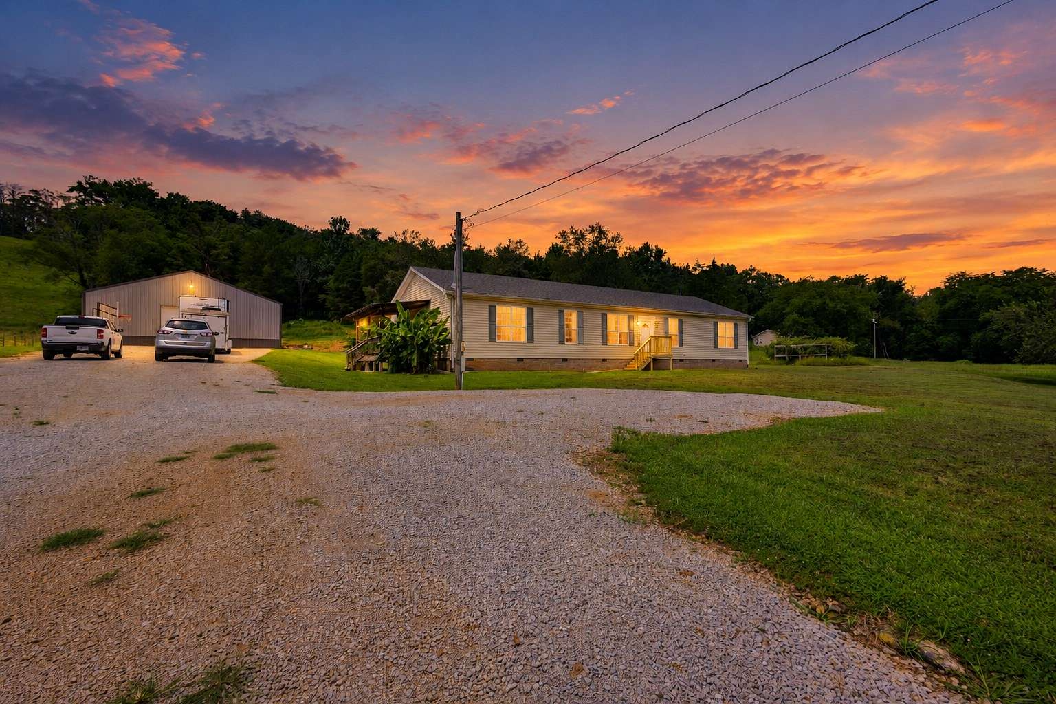 5 Acres of Land with Home for Sale in Lynnville, Tennessee
