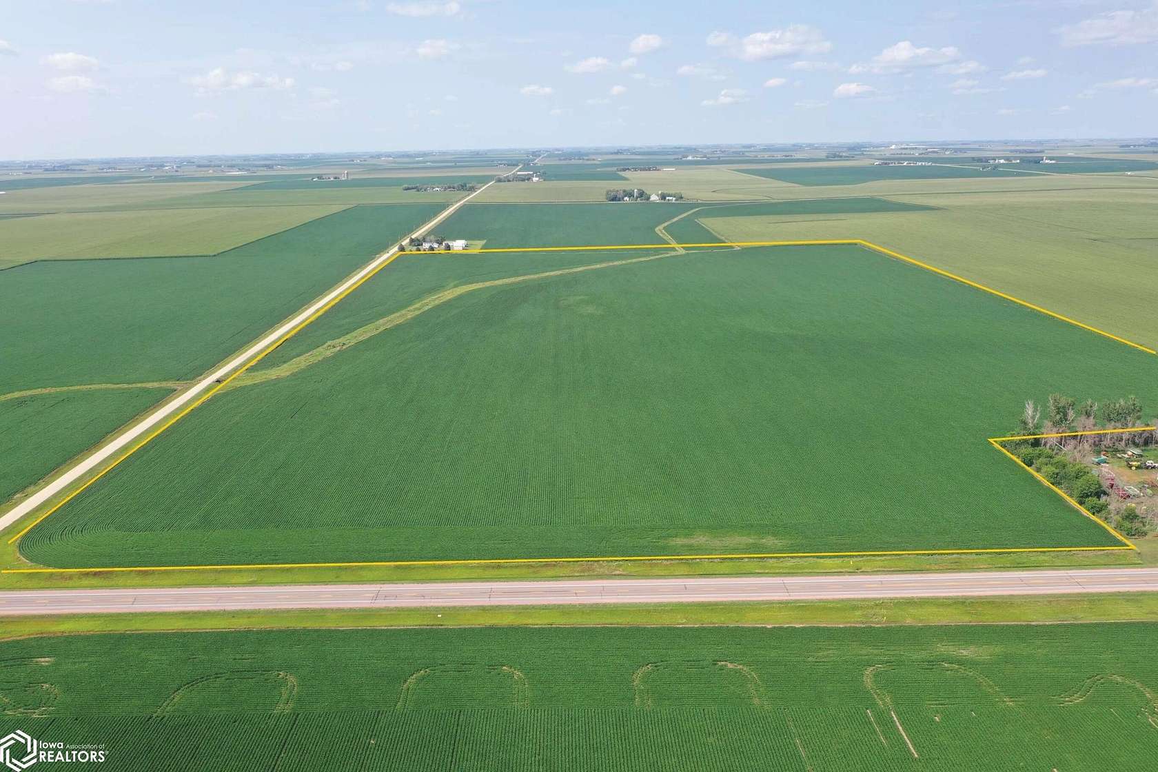 99 Acres of Agricultural Land for Auction in Sanborn, Iowa
