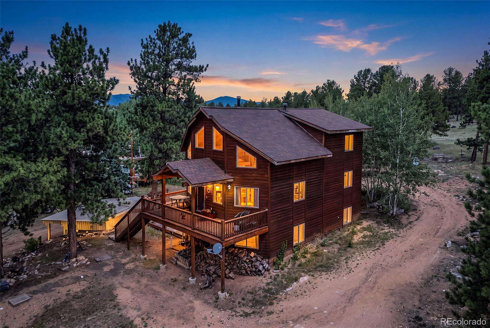 5 Acres of Land with Home for Sale in Lake George, Colorado