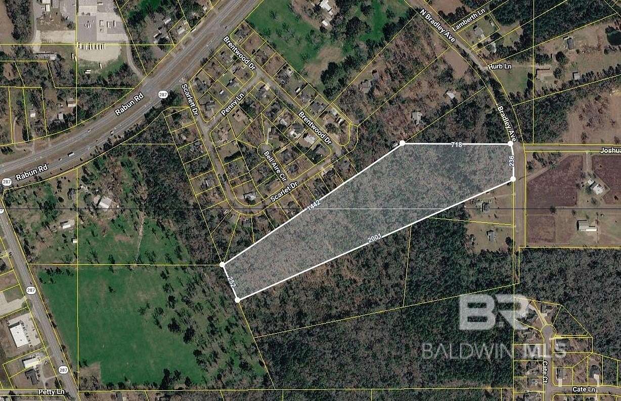17.8 Acres of Land for Sale in Bay Minette, Alabama