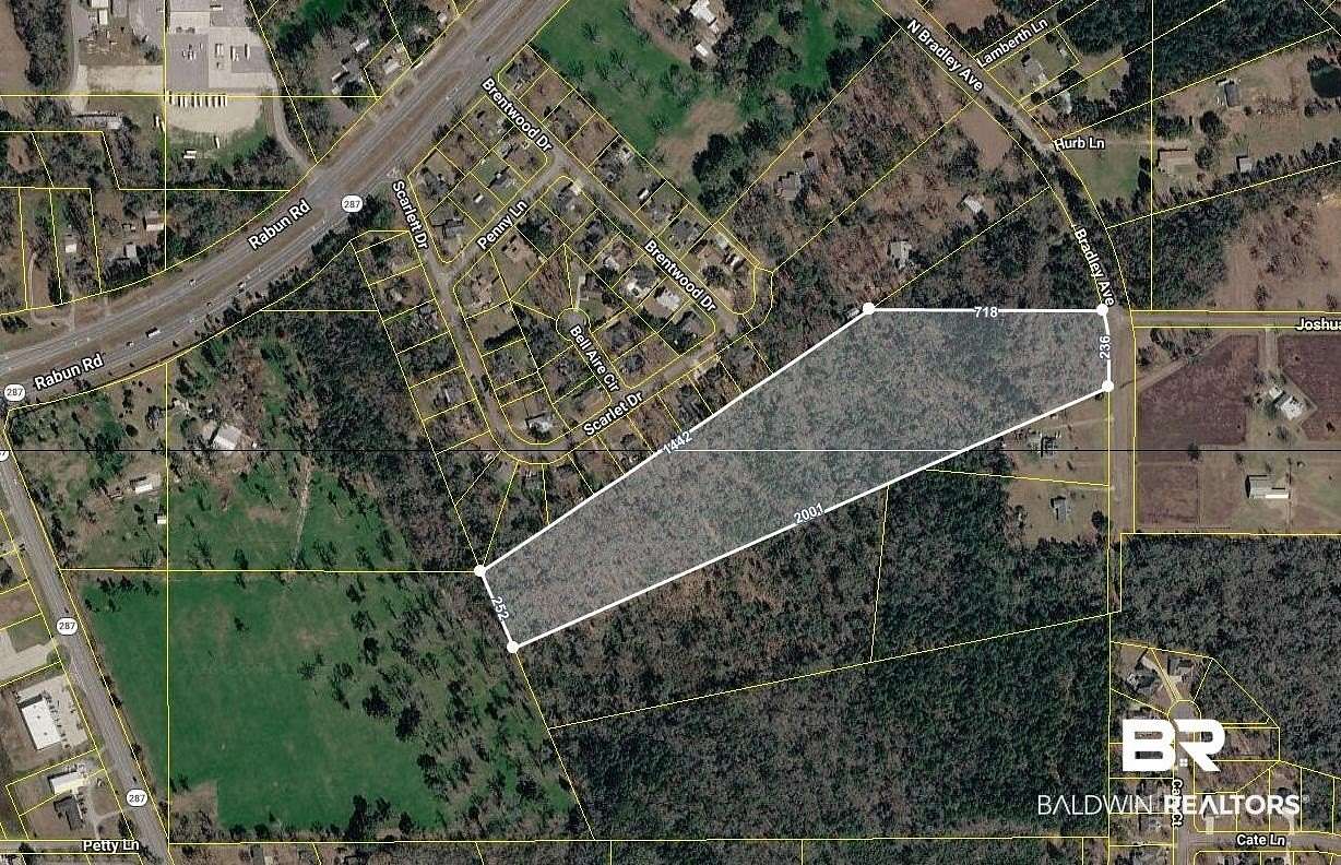 17.8 Acres of Land for Sale in Bay Minette, Alabama