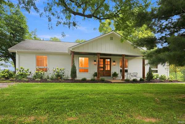 6.47 Acres of Land with Home for Sale in Leo, Indiana