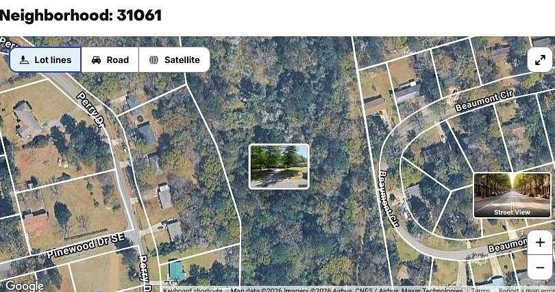 12.4 Acres of Land for Sale in Milledgeville, Georgia