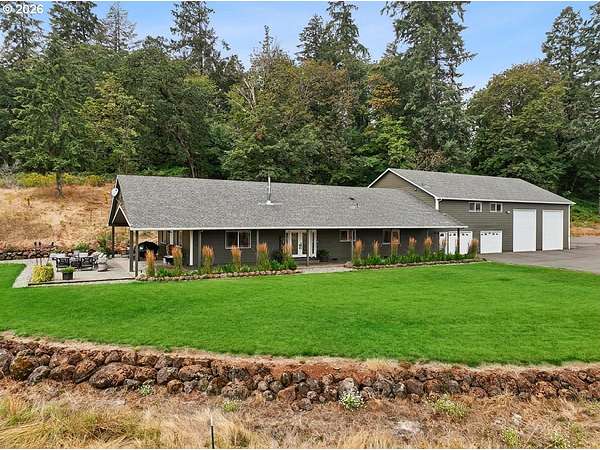 33.4 Acres of Agricultural Land with Home for Sale in Turner, Oregon