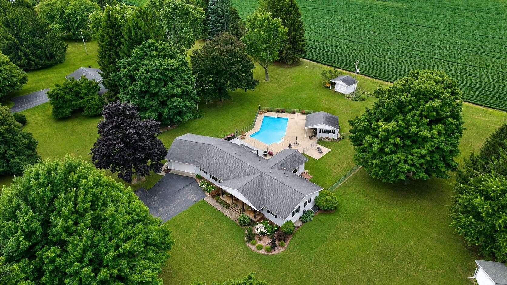 1.77 Acres of Land with Home for Sale in Parma, Michigan