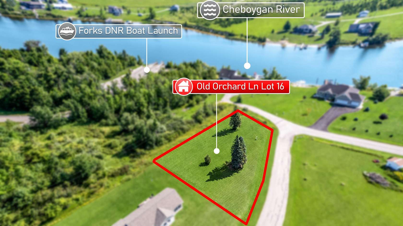 0.6 Acres of Residential Land for Sale in Cheboygan, Michigan