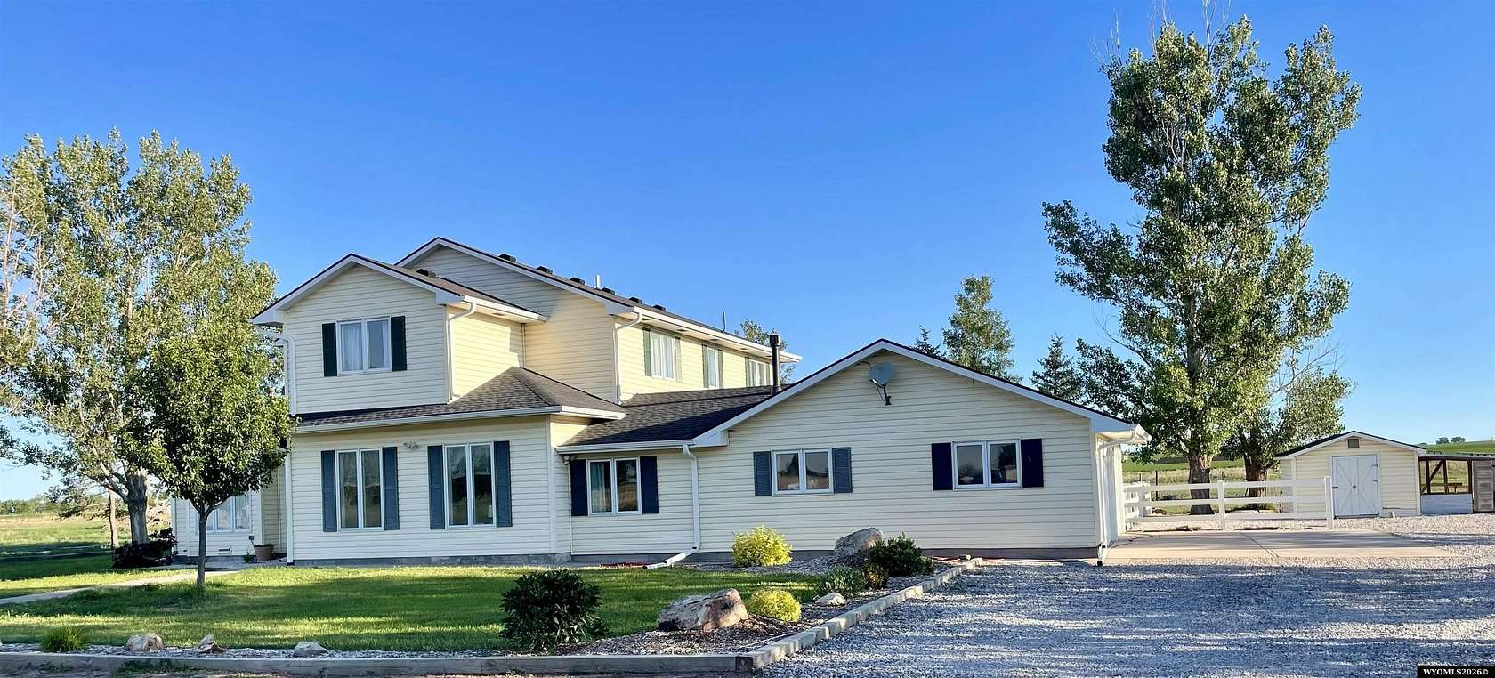 3.9 Acres of Land with Home for Sale in Torrington, Wyoming