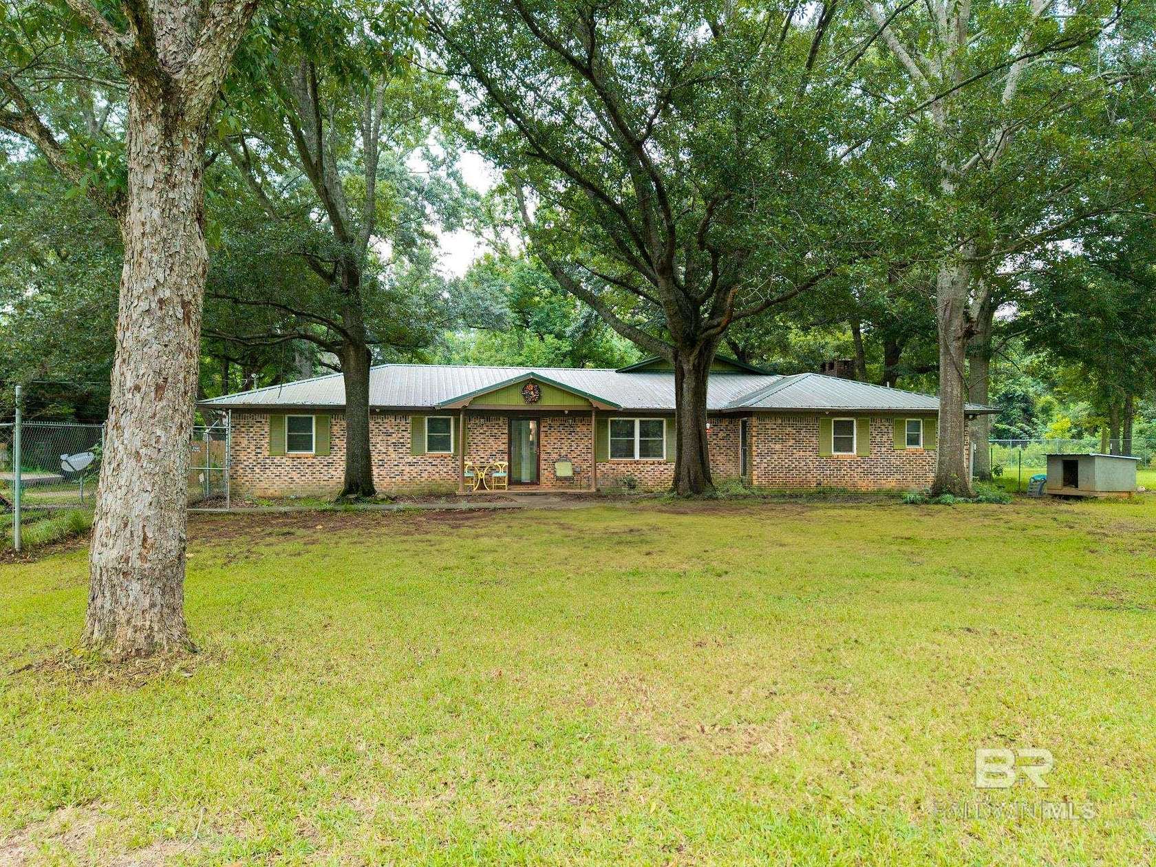 7.49 Acres of Land with Home for Sale in Robertsdale, Alabama