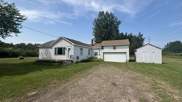 4.37 Acres of Land with Home for Sale in Sault Ste. Marie, Michigan