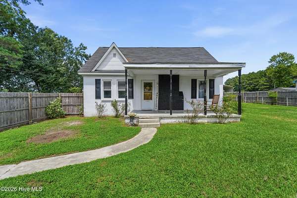 7.12 Acres of Land with Home for Sale in Chinquapin, North Carolina