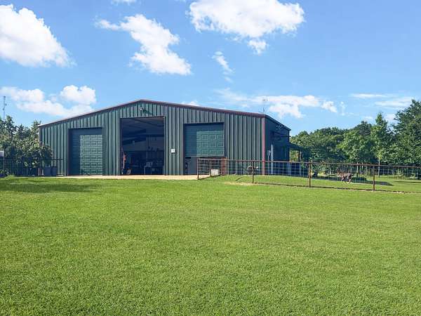 47.4 Acres of Recreational Land with Home for Sale in Honey Grove, Texas