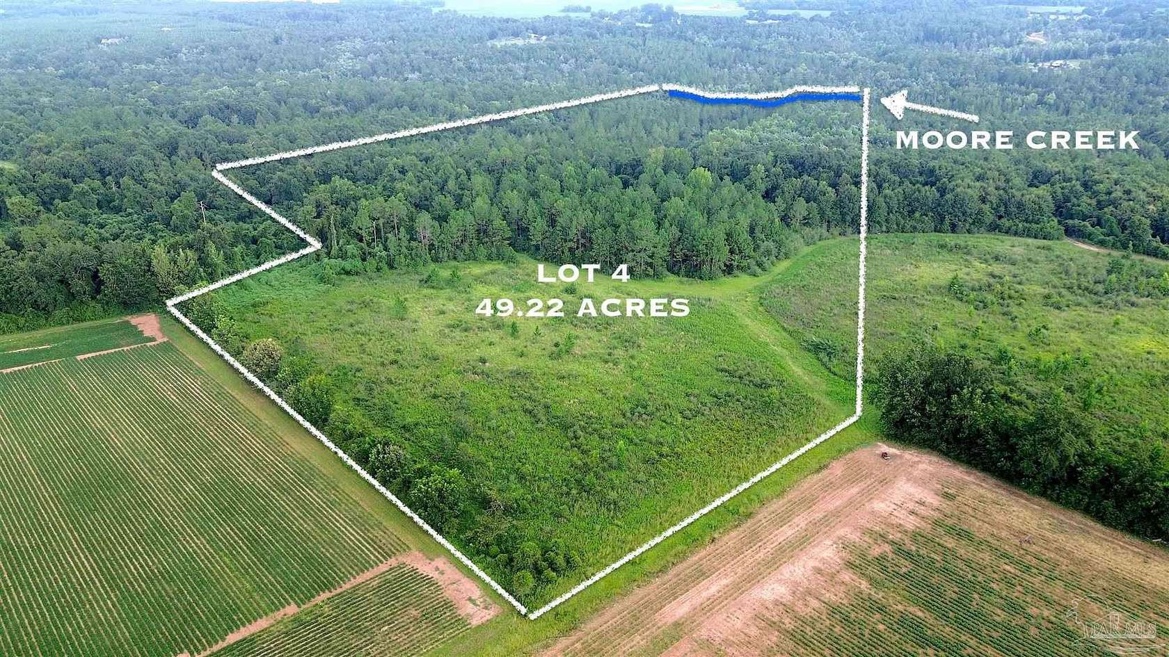 49.2 Acres of Recreational & Residential Land for Sale in Jay, Florida