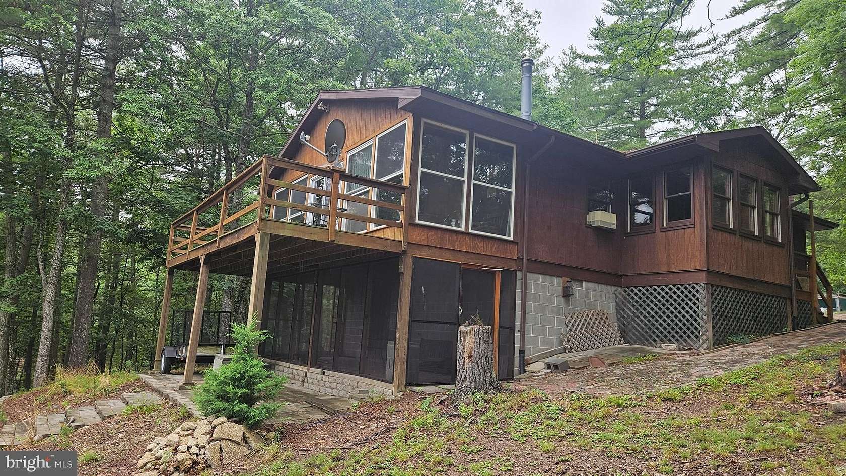 3.82 Acres of Land with Home for Sale in Great Cacapon, West Virginia