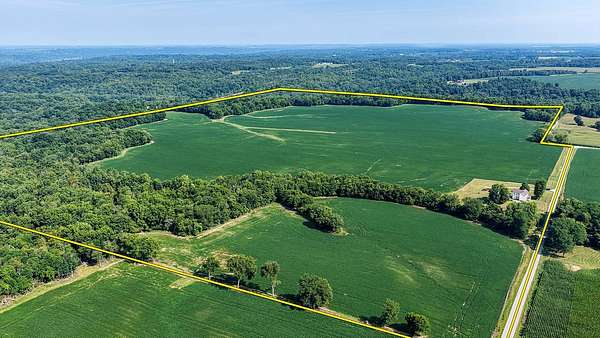 198 Acres of Land with Home for Auction in Brookville, Indiana