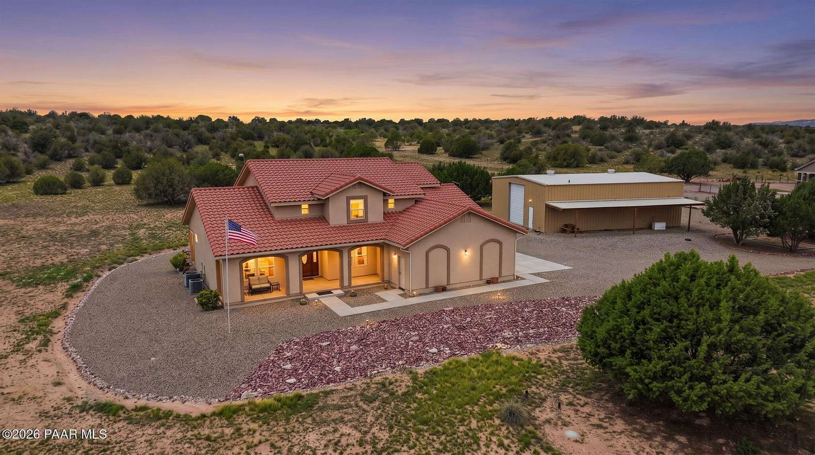 7.24 Acres of Land with Home for Sale in Paulden, Arizona