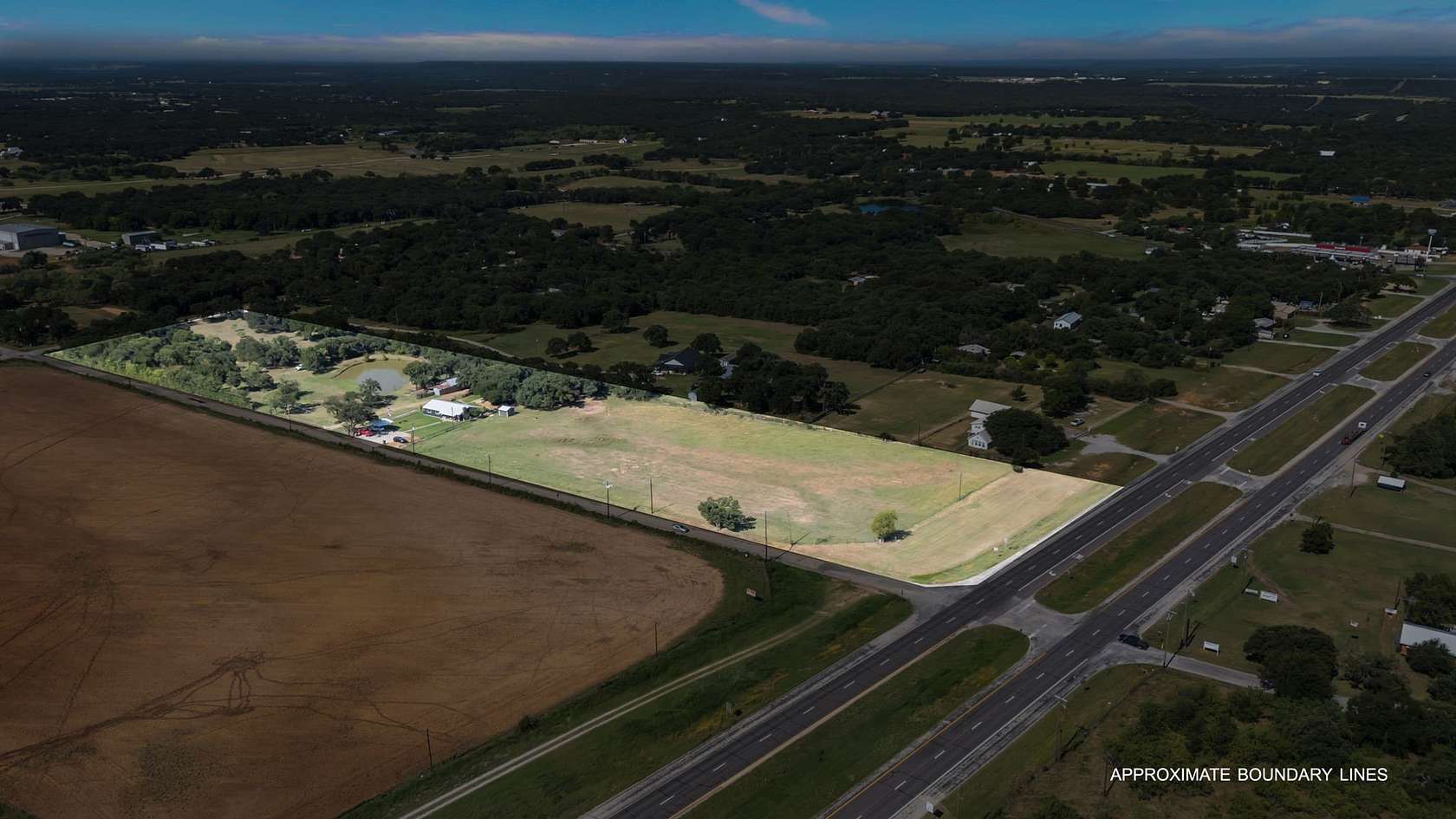 7.56 Acres of Land with Home for Sale in Cool, Texas