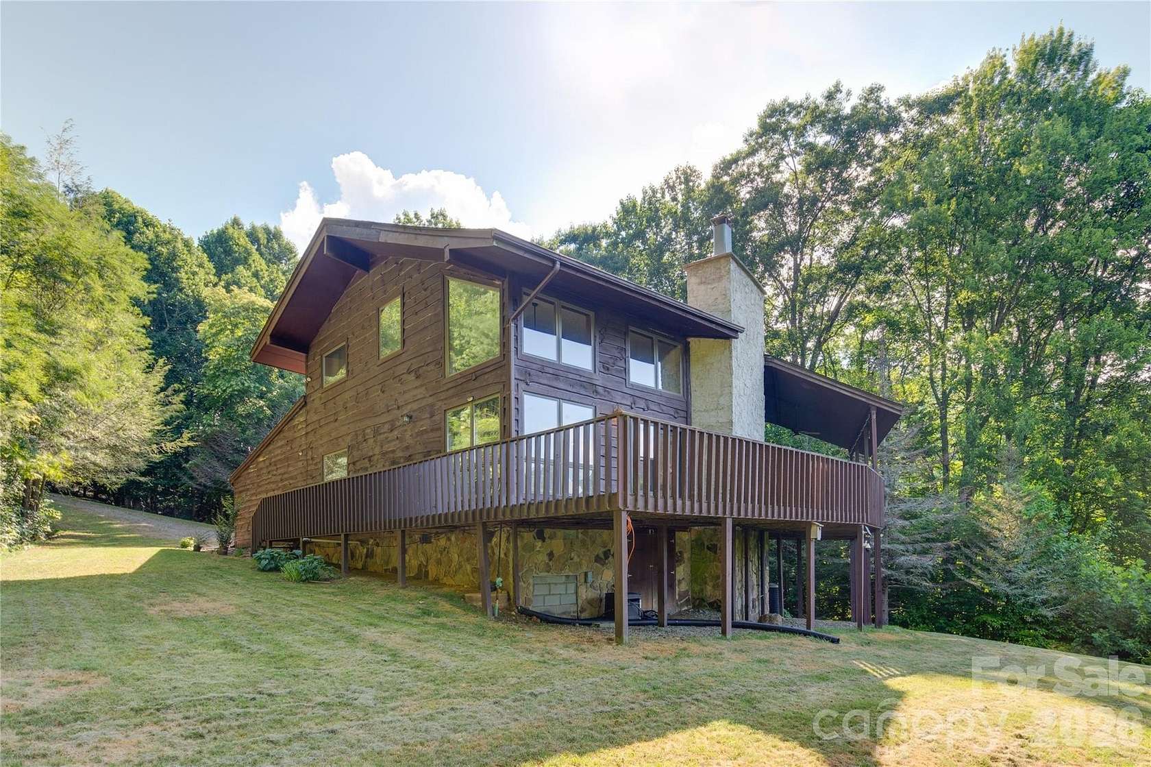 3.43 Acres of Land with Home for Sale in Hot Springs, North Carolina