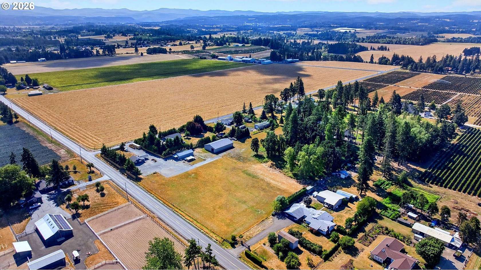 6.23 Acres of Land with Home for Sale in Molalla, Oregon